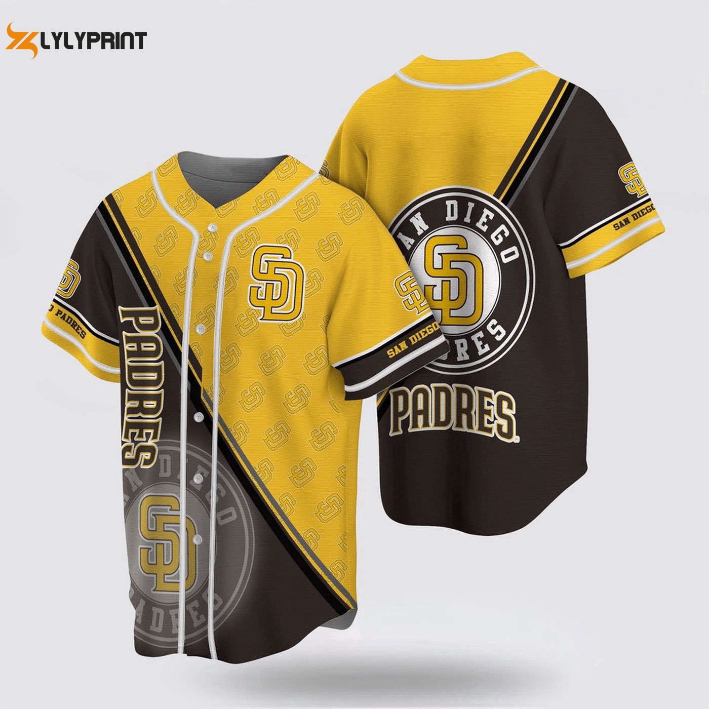 MLB San Diego Padres Fan Jersey: Simple Design for Ultimate Baseball Fans! - lylyprint.com T-Shirts, Hoodie,... (Image 1)