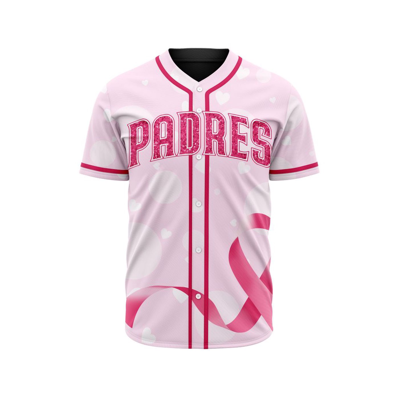 MLB San Diego Padres Special Pink Design Fight Breast Cancer Baseball Jersey Gift for Men Women - Bafud... (Image 3)