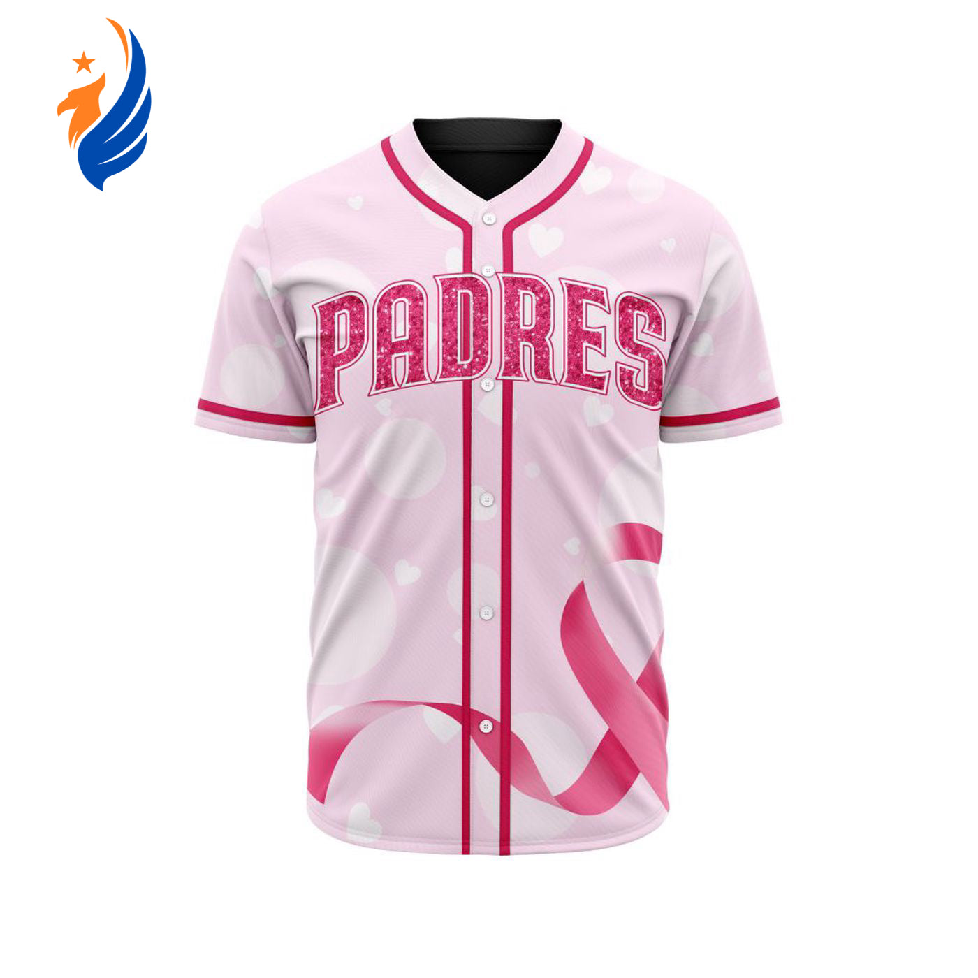 MLB San Diego Padres Special Pink Design Fight Breast Cancer Baseball Jersey Gift for Men Women - Bafud... (Image 1)