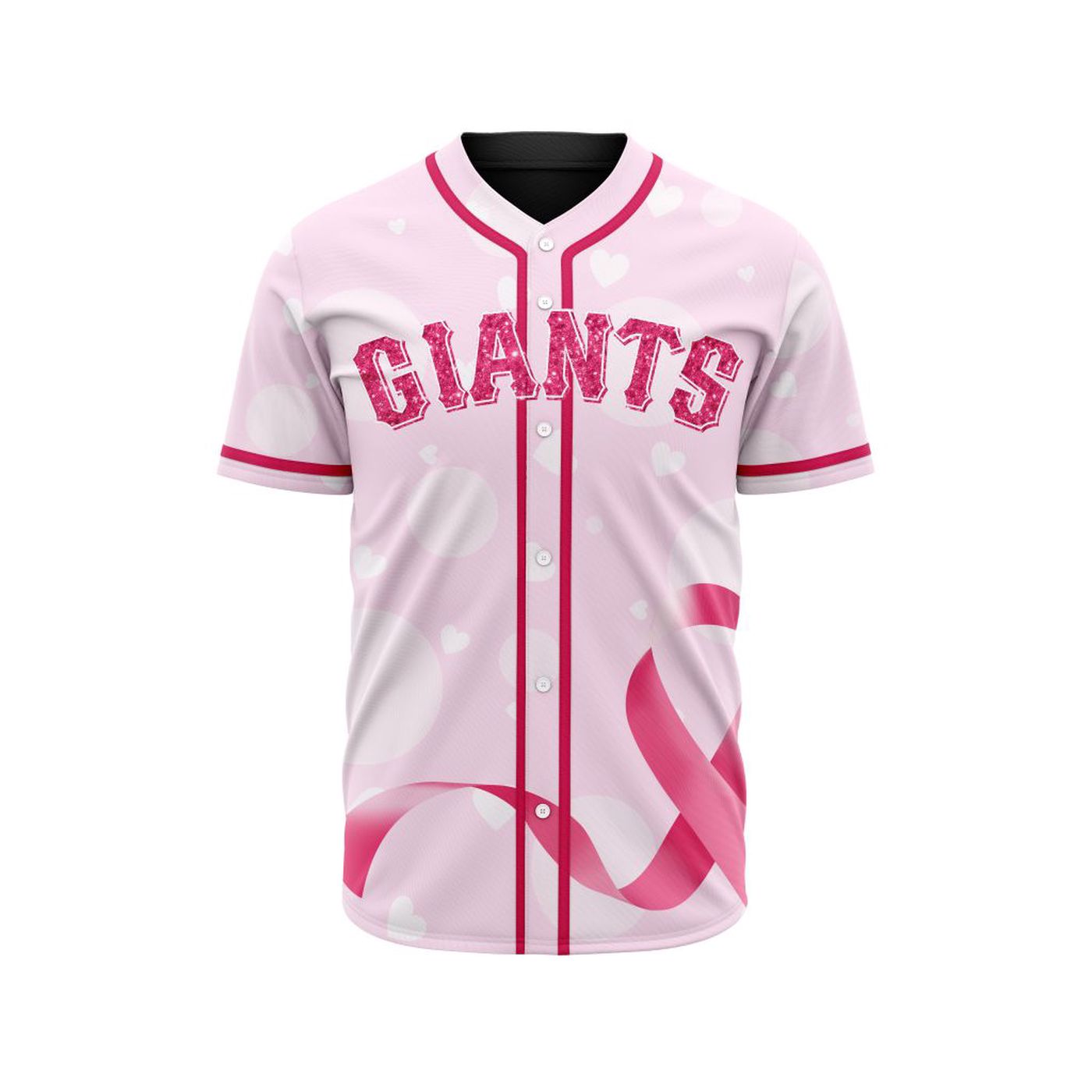 MLB San Francisco Giants Special Pink Design Fight Breast Cancer Baseball Jersey Gift for Men Women - Bafud... (Image 3)