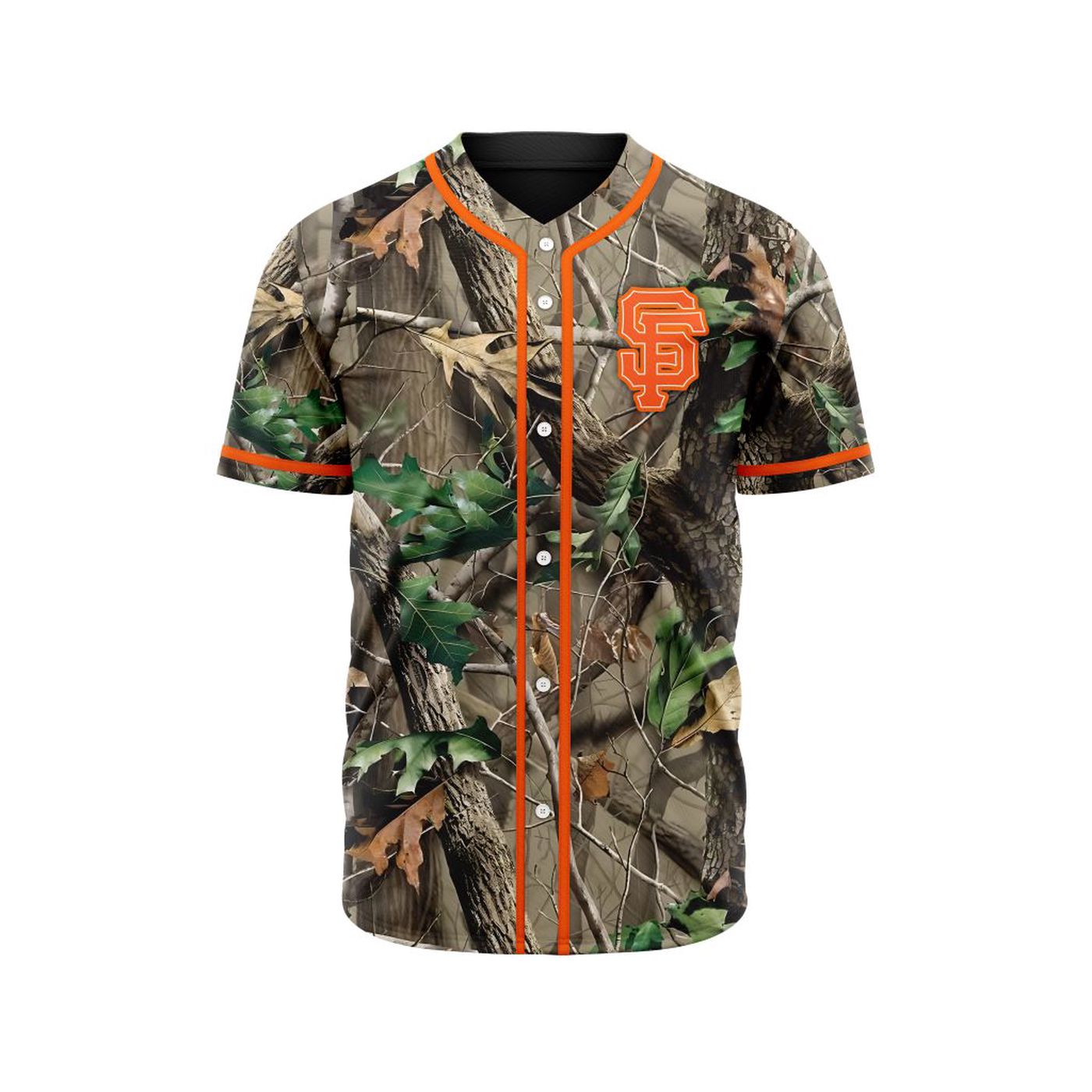 MLB San Francisco Giants Special Realtree Camo Hunting Baseball Jersey Gift for Men Women - Bafud T-Shirts,... (Image 3)