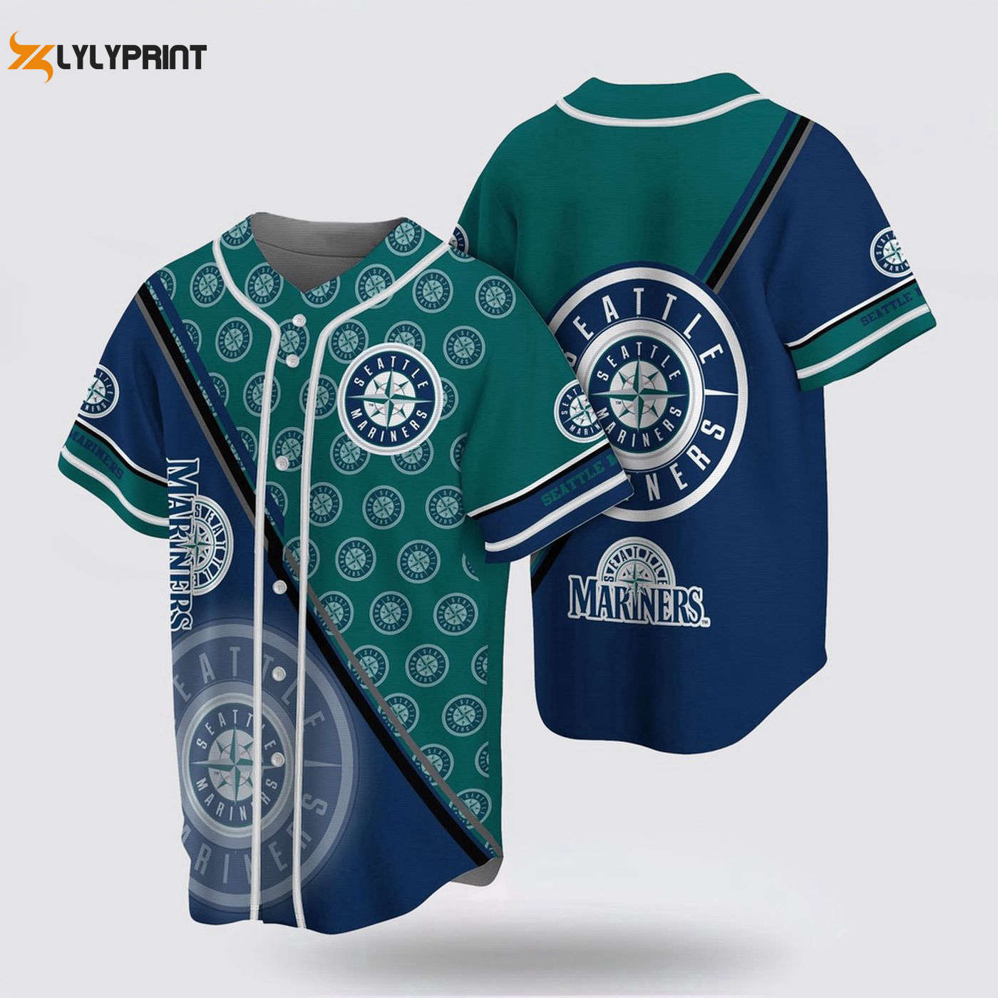 Official MLB Seattle Mariners Fan Jersey - Simple Design for Baseball Enthusiasts - lylyprint.com T-Shirts,... (Image 1)