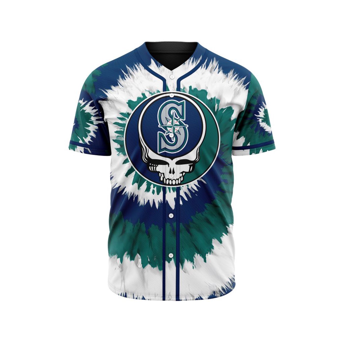MLB Seattle Mariners Special Grateful Dead Design Baseball Jersey Gift for Men Women - Bafud T-Shirts, Hoodie,... (Image 2)