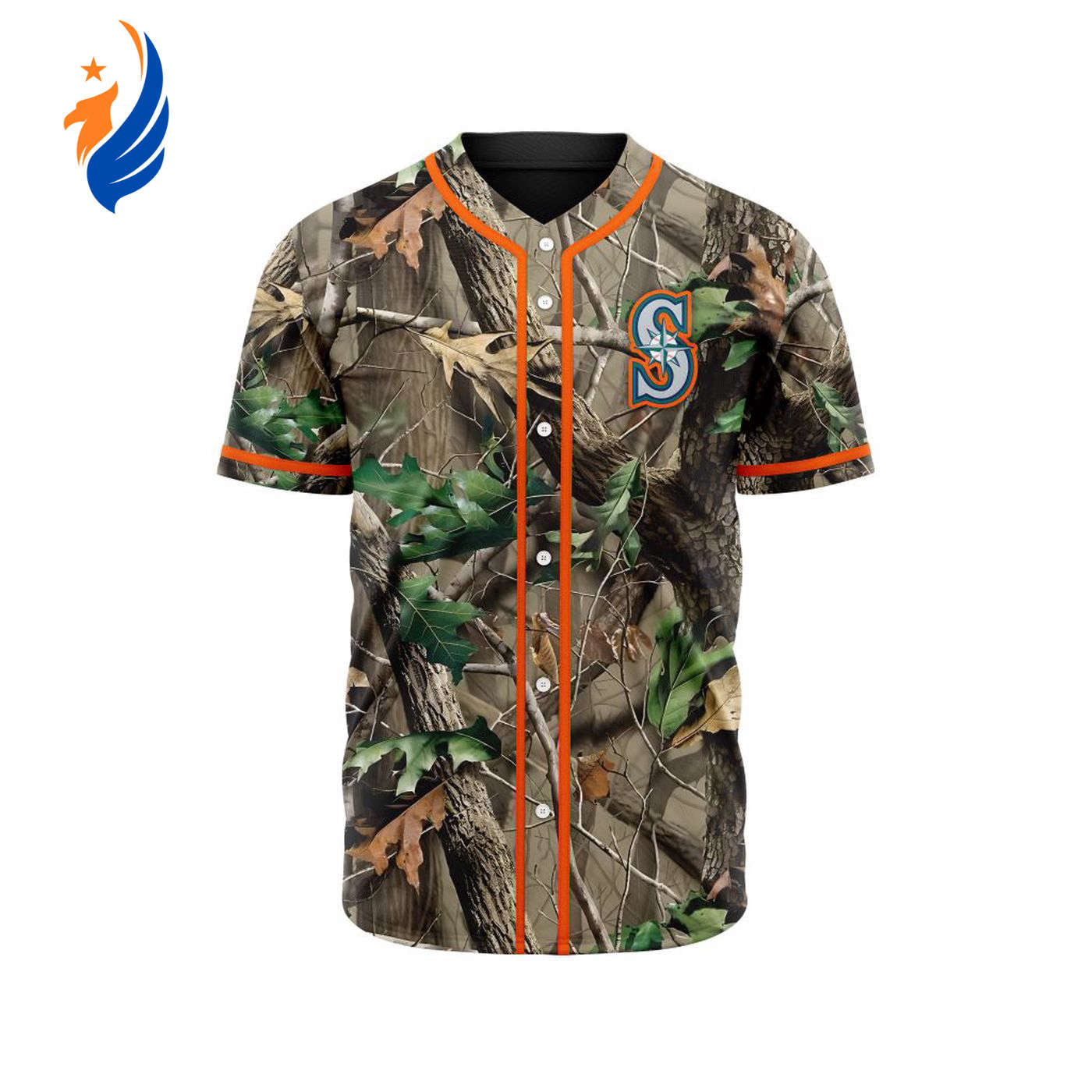 MLB Seattle Mariners Special Realtree Camo Hunting Baseball Jersey Gift for Men Women - Bafud T-Shirts, Hoodie,... (Image 1)