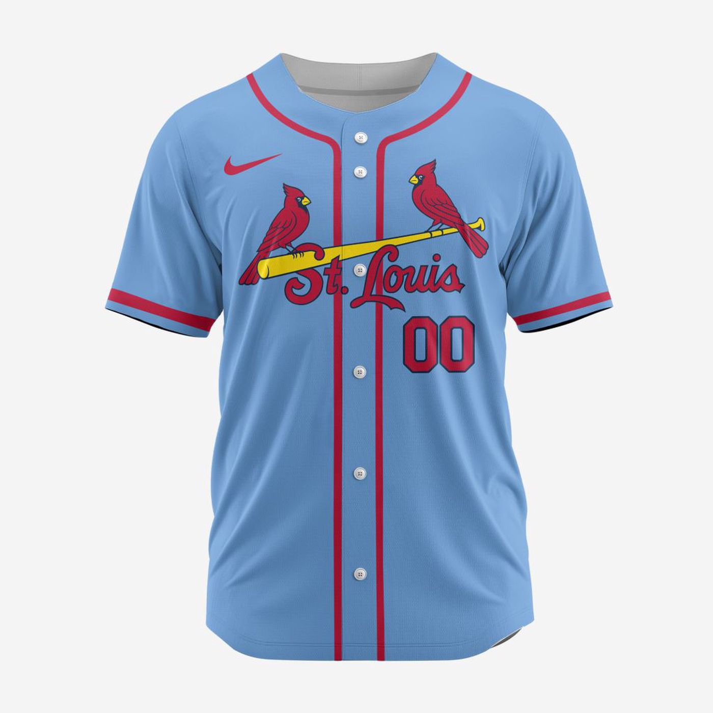 MLB St. Louis Cardinals Personalized Alternate 02 Baseball Jersey - Bafud T-Shirts, Hoodie, Sweatshirt (Image 2)