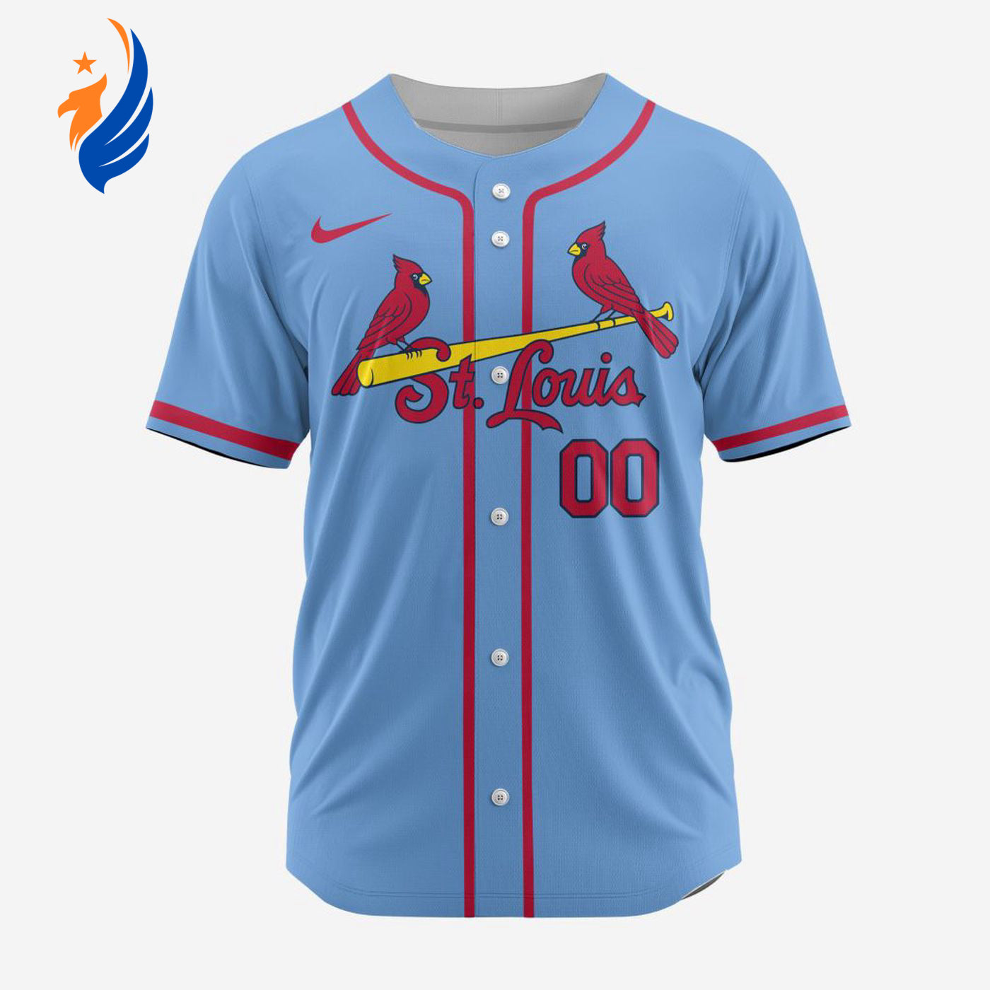 MLB St. Louis Cardinals Personalized Alternate 02 Baseball Jersey - Bafud T-Shirts, Hoodie, Sweatshirt (Image 1)