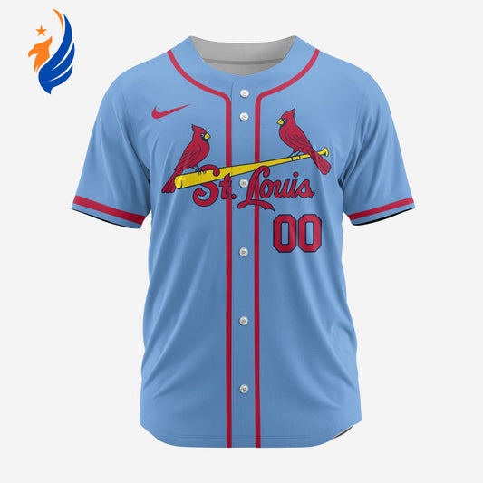 MLB St. Louis Cardinals Personalized Alternate 02 Baseball Jersey - Bafud T-Shirts, Hoodie, Sweatshirt (Image 1)