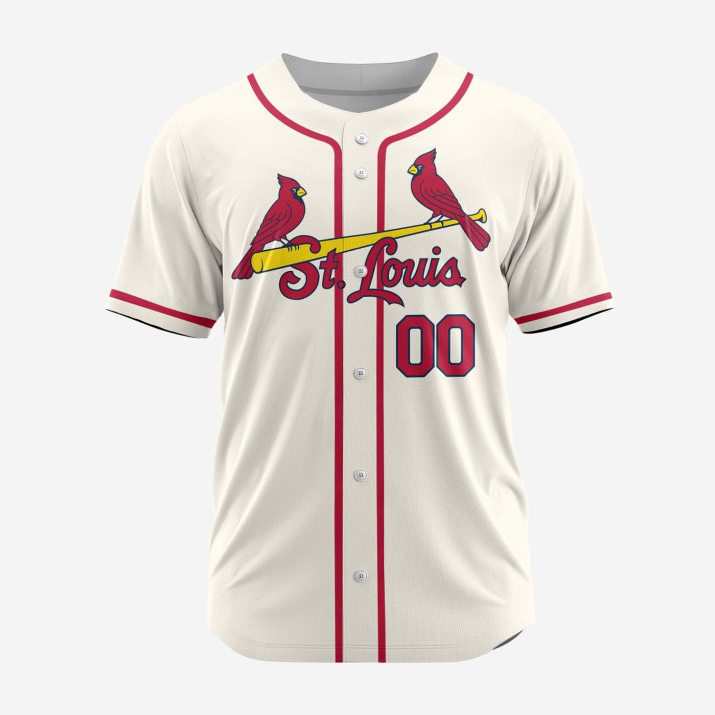 MLB St. Louis Cardinals Personalized Alternate Baseball Jersey - Bafud T-Shirts, Hoodie, Sweatshirt (Image 3)