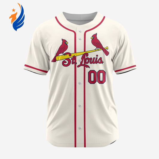 MLB St. Louis Cardinals Personalized Alternate Baseball Jersey - Bafud T-Shirts, Hoodie, Sweatshirt (Image 1)