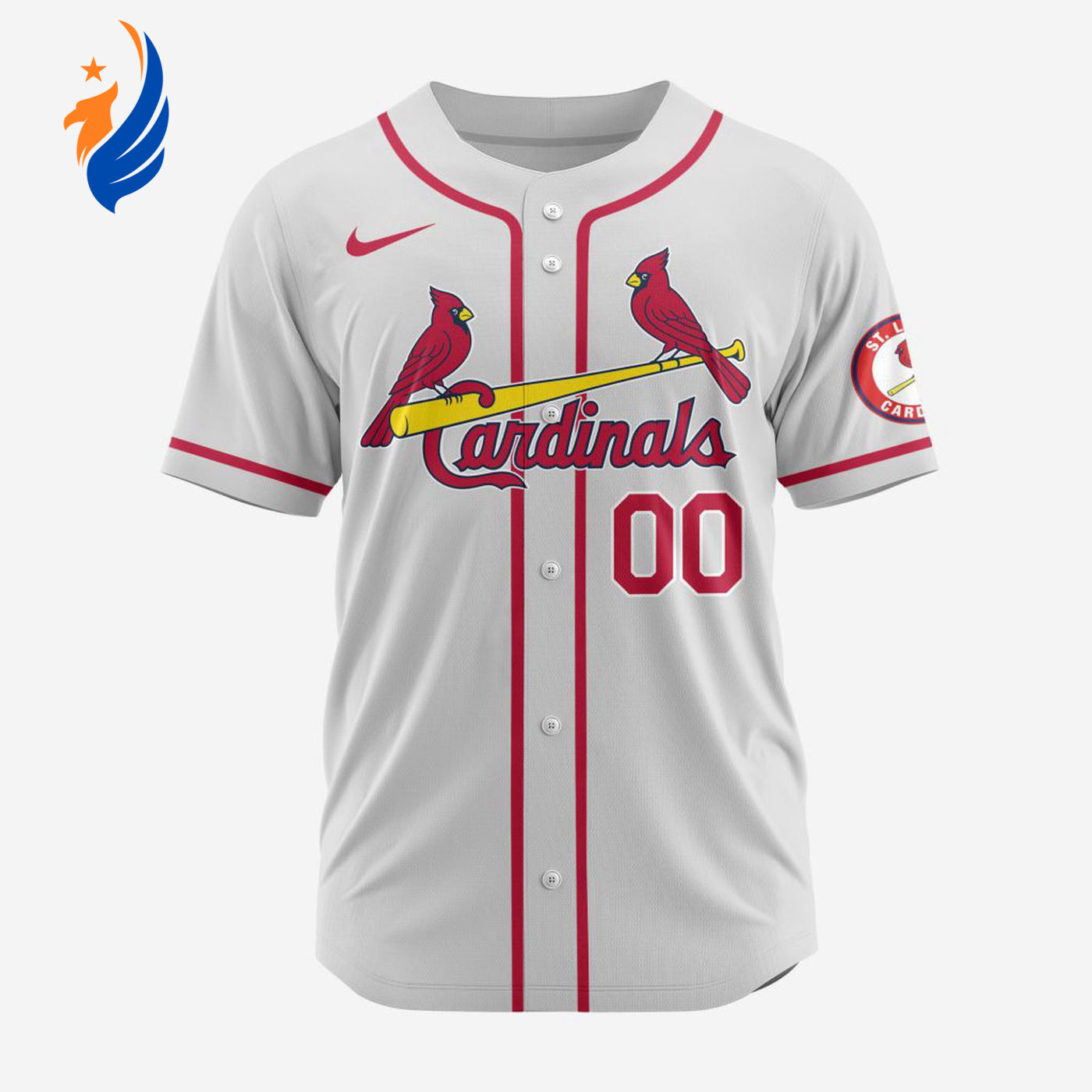 MLB St. Louis Cardinals Personalized Alternate Design Concept Baseball Jersey 2403 - Bafud T-Shirts, Hoodie,... (Image 1)