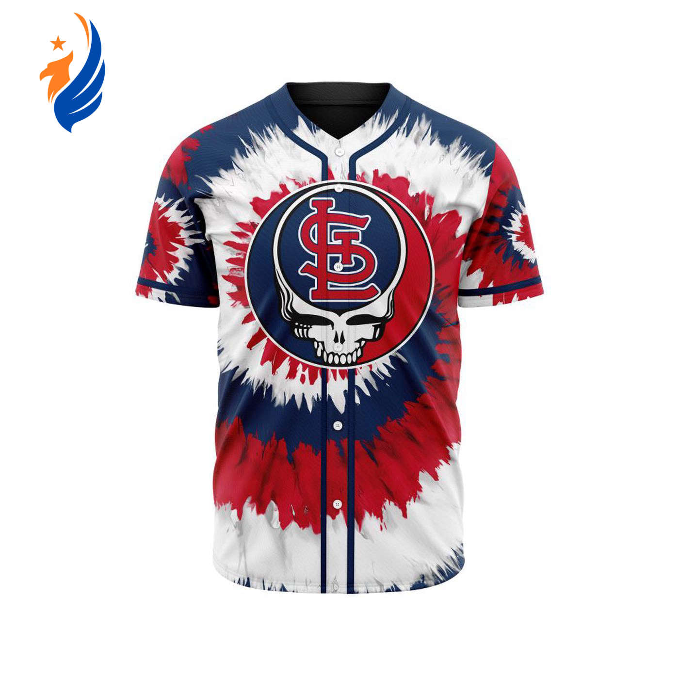 MLB St. Louis Cardinals Special Grateful Dead Design Baseball Jersey Gift for Men Women - Bafud T-Shirts,... (Image 1)
