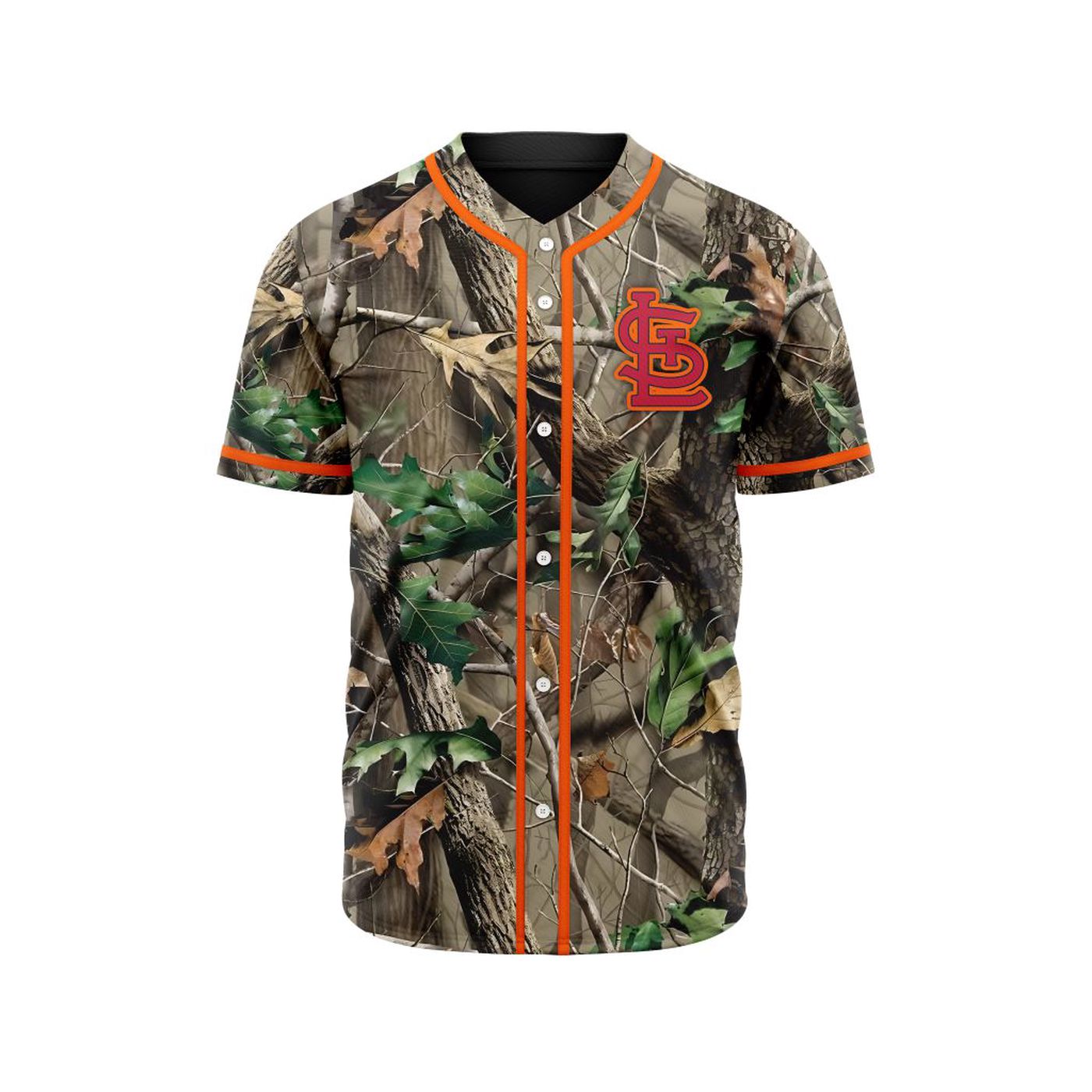 MLB St. Louis Cardinals Special Realtree Camo Hunting Baseball Jersey Gift for Men Women - Bafud T-Shirts,... (Image 3)