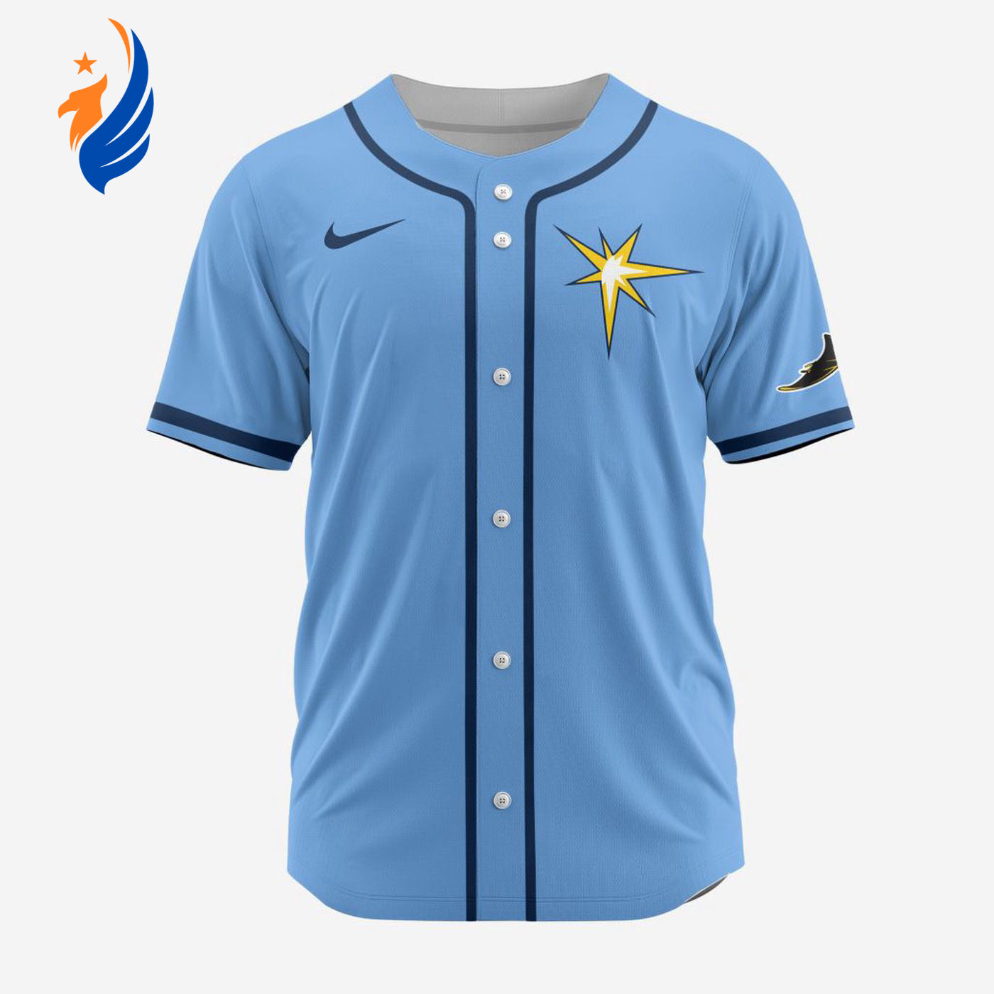 MLB Tampa Bay Rays Personalized Alternate Baseball Jersey - Bafud T-Shirts, Hoodie, Sweatshirt | WearSparks.com (Image 1)