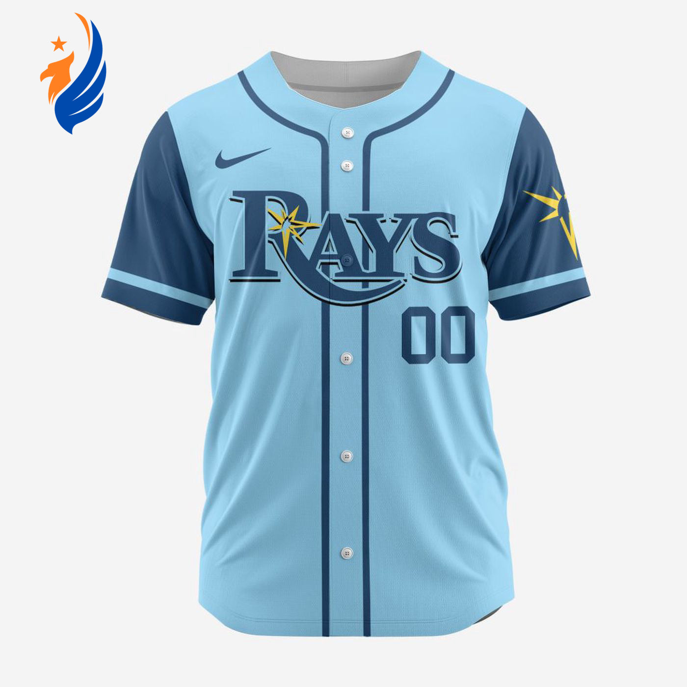 MLB Tampa Bay Rays Personalized Alternate Design Concept Baseball Jersey 2401 - Bafud T-Shirts, Hoodie, Sweatshirt (Image 1)