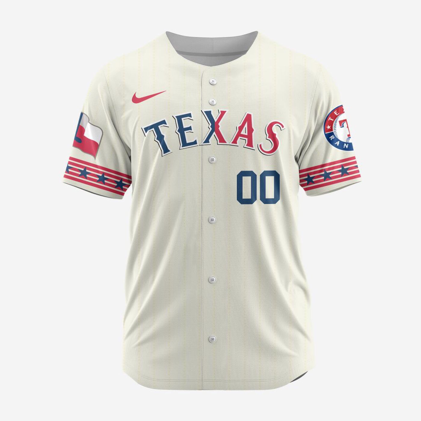 MLB Texas Rangers Personalized Alternate Design Concept Baseball Jersey 2401 - Bafud T-Shirts, Hoodie, Sweatshirt (Image 3)