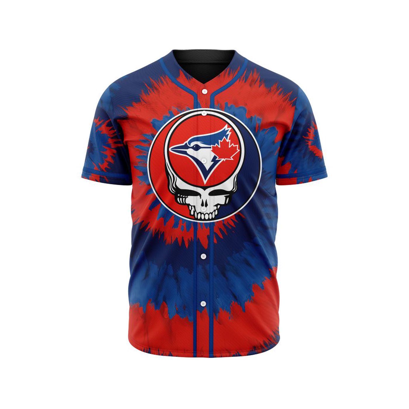 MLB Toronto Blue Jays Special Grateful Dead Design Baseball Jersey Gift for Men Women - Bafud T-Shirts, Hoodie,... (Image 2)