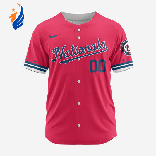 MLB Washington Nationals Personalized Alternate Design Concept Baseball Jersey 2401 - Bafud T-Shirts, Hoodie,... (Image 1)