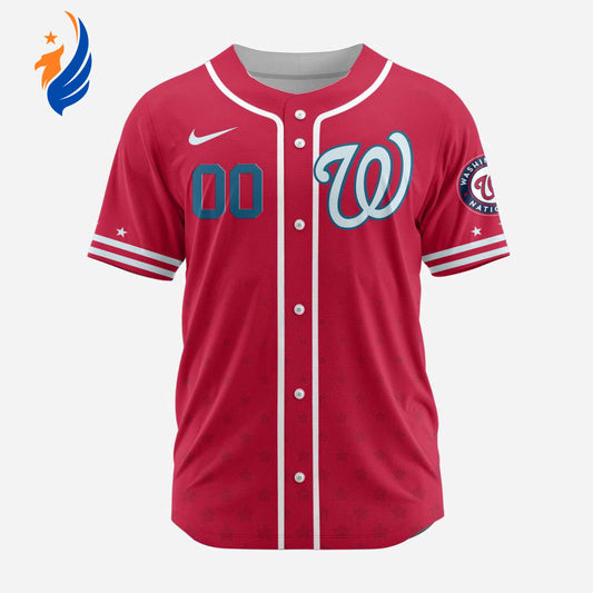 MLB Washington Nationals Personalized Alternate Design Concept Baseball Jersey 2403 - Bafud T-Shirts, Hoodie,... (Image 1)