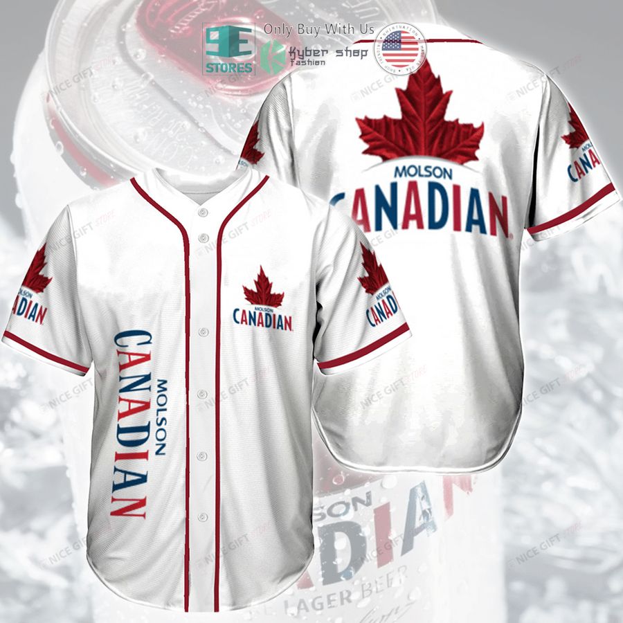 BEST Molson Canadian logo white Baseball Jersey