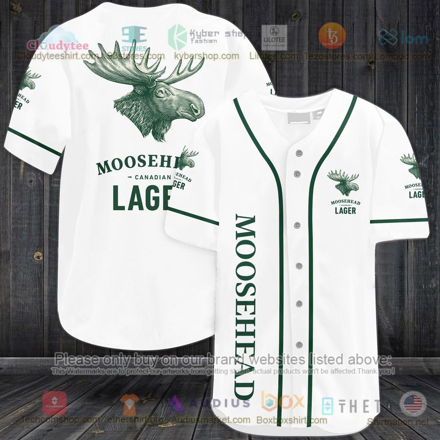 HOT Moosehead Lager logo Baseball Jersey Shirt