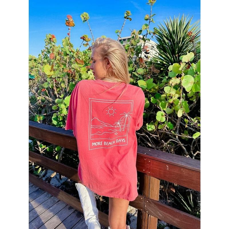 more beach days T Shirt Hoodie Sweater, beach shirt, sunset shirt, trendy shirt, summer shirt, polaroid picture, gift for...