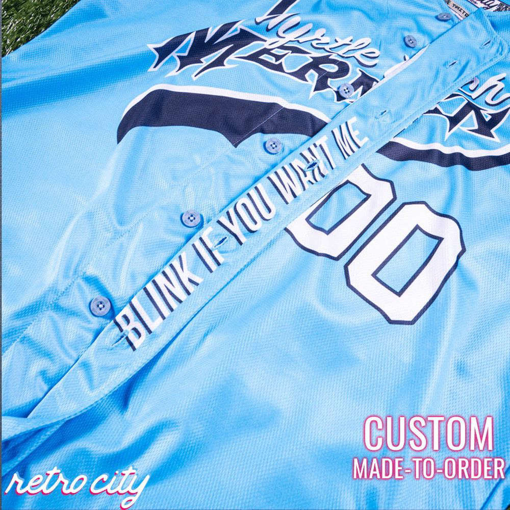 Myrtle Beach Mermen Kenny Powers Full-Button Baseball Jersey Custom - lylyprint.com T-Shirts, Hoodie, Sweatshirt (Image 7)