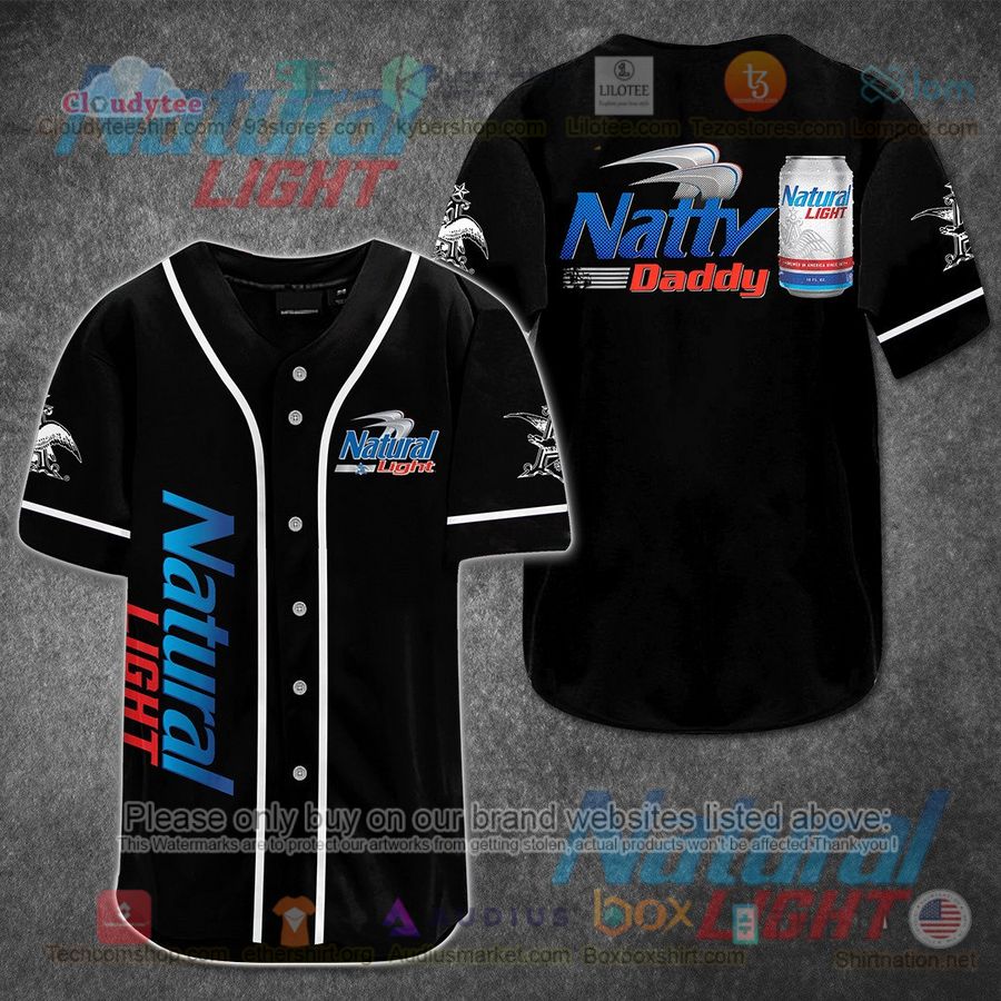 HOT Natural Light Natty Daddy Baseball Jersey Shirt