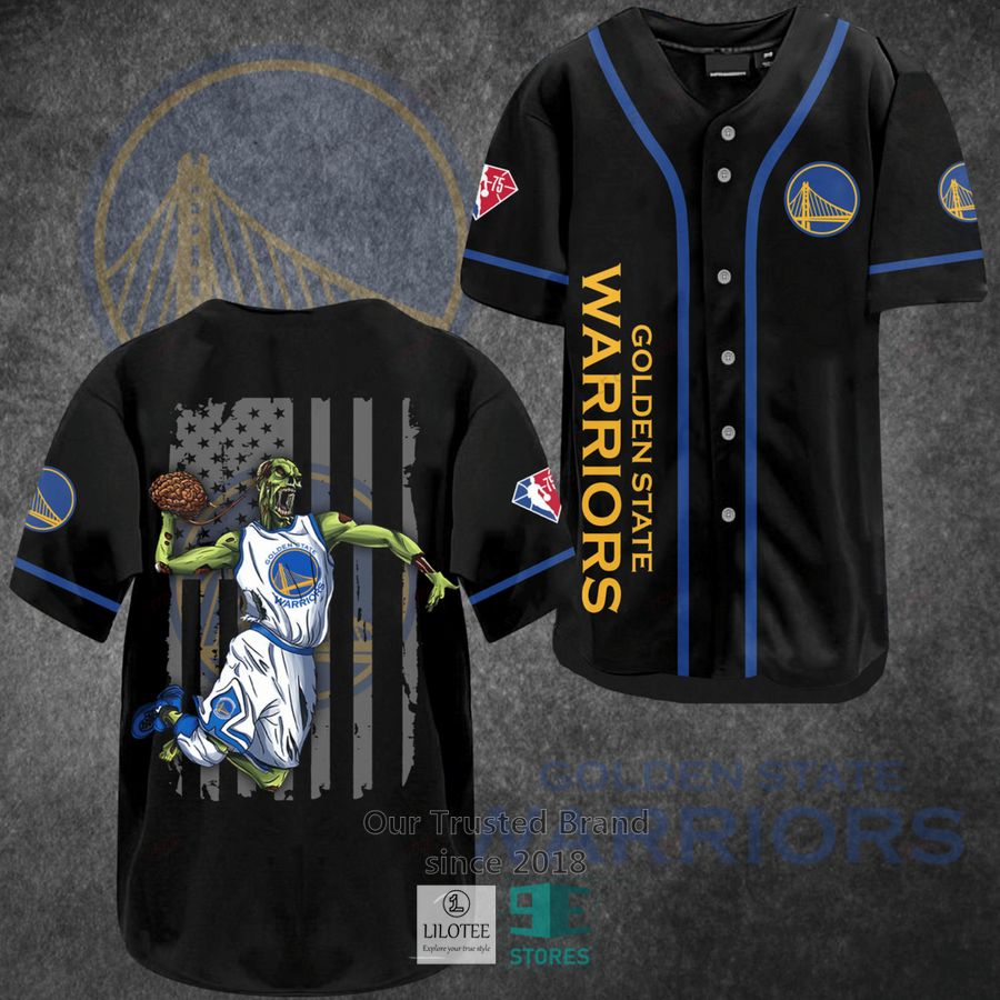 Nba Golden State Warriors Baseball Jersey