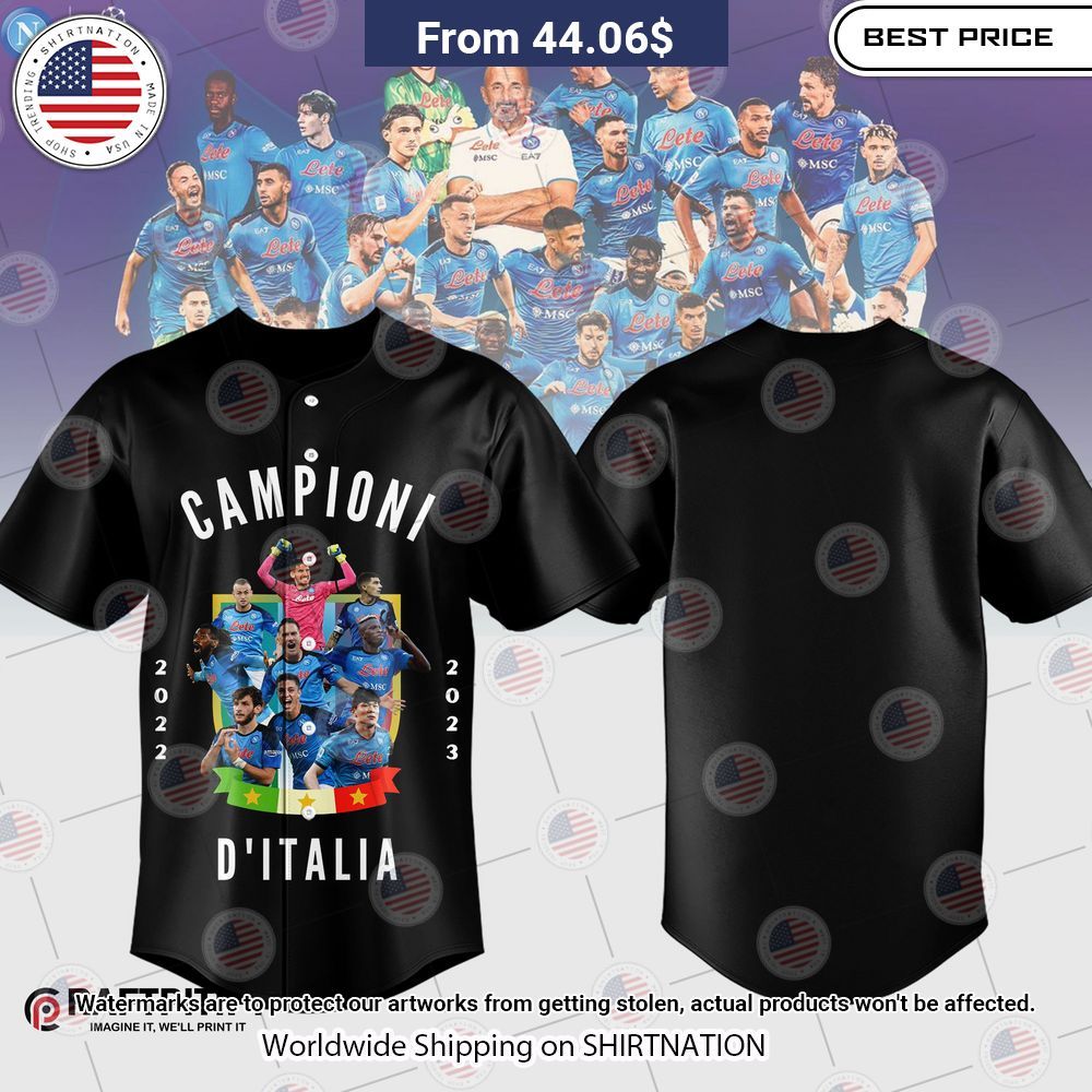 NEW Campione D'italia 2023 Baseball Jerseys