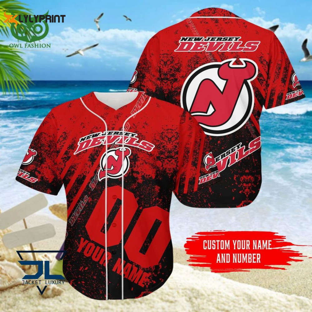New Jersey Devils Baseball Jersey BJ0038 - lylyprint.com T-Shirts, Hoodie, Sweatshirt | WearSparks.com (Image 1)