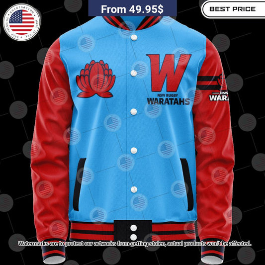 BEST New South Wales Waratahs Vintage Logo Custom Baseball Jacket