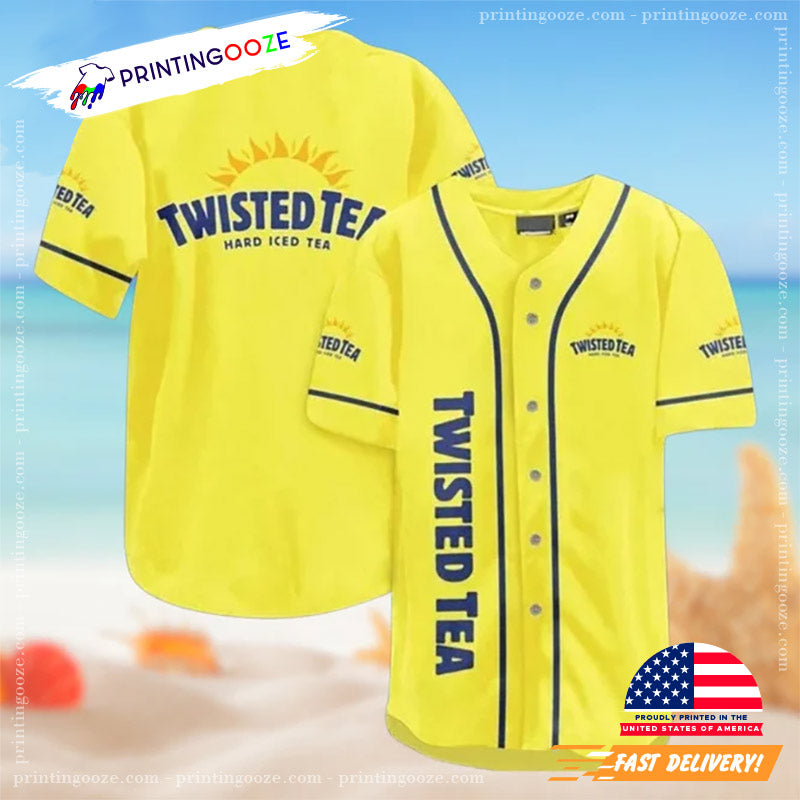 New Twisted Tea Baseball Jersey Shirt