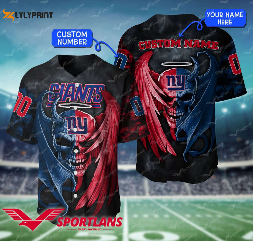 New York Giants Personalized Baseball Jersey Gift For Men Women - lylyprint.com T-Shirts, Hoodie, Sweatshirt (Image 1)