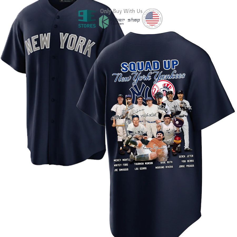 BEST New York Yankees Squad Up Players Name Baseball Jersey