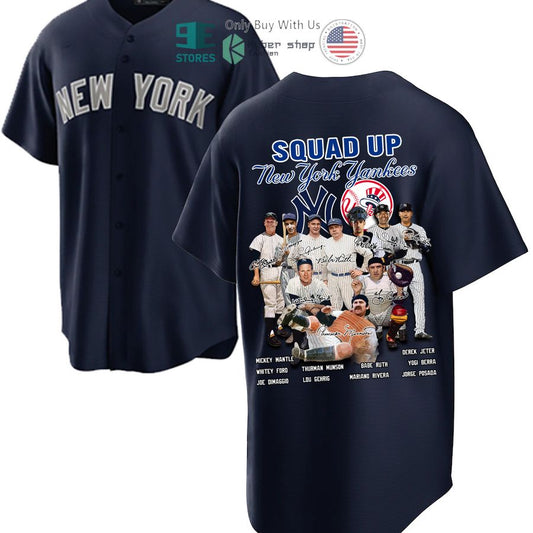 BEST New York Yankees Squad Up Players Name Baseball Jersey