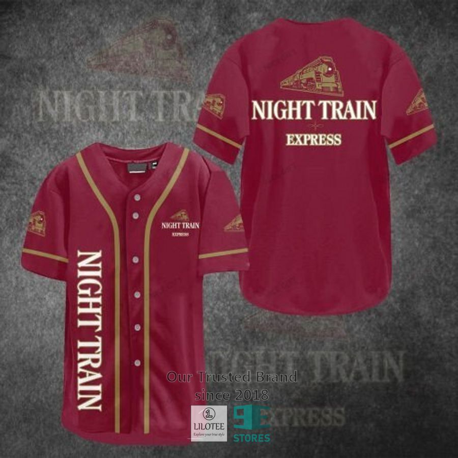 Night Train Express Baseball Jersey