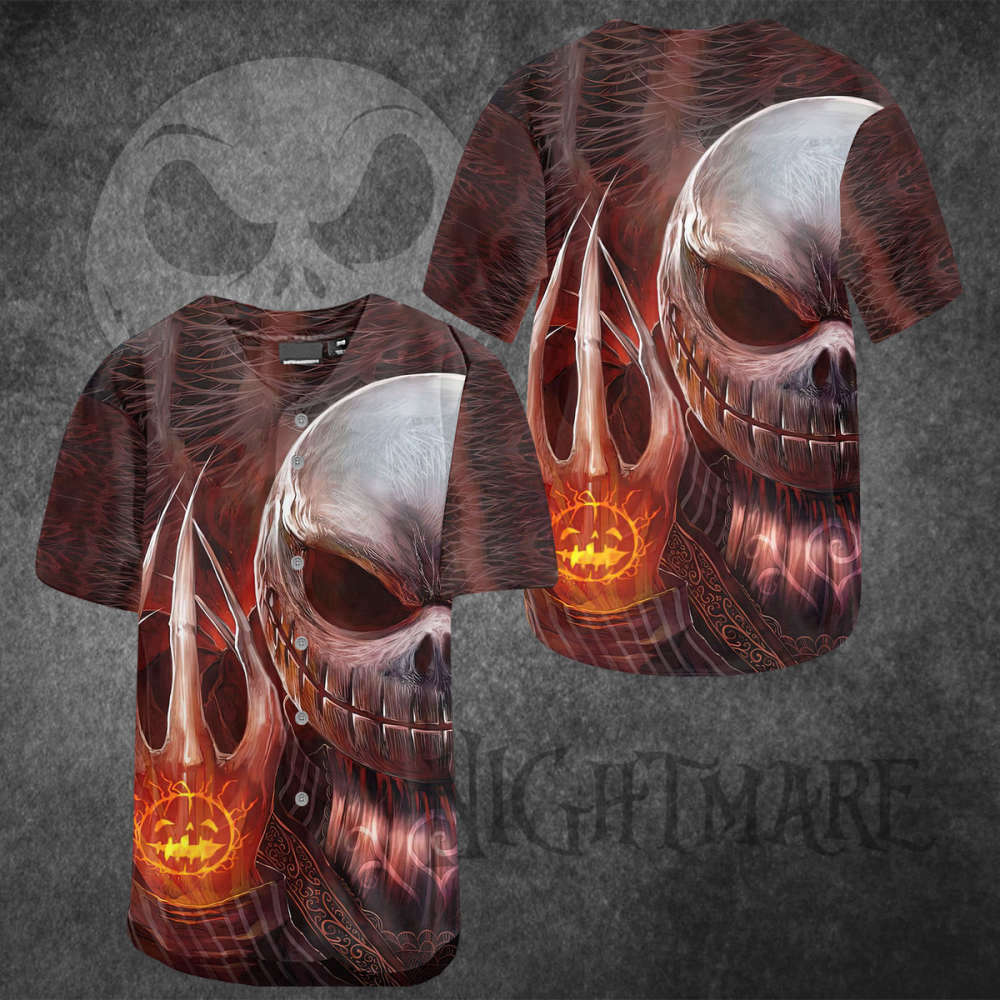 Nightmare Before Christmas Baseball Jersey