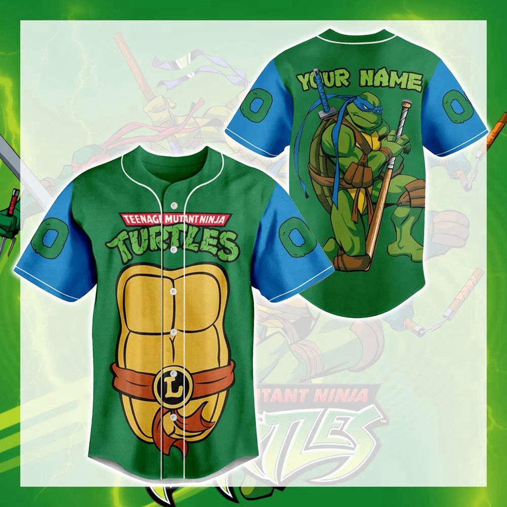 Ninja Turtle Baseball Jersey, Ninja Turtle Jersey Shirt - lylyprint.com Hoodie, Sweatshirt | WearSparks.com (Image 2)