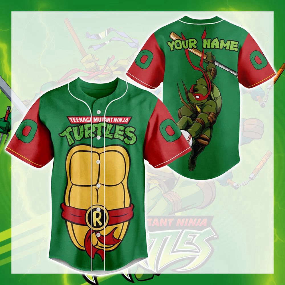 Ninja Turtle Baseball Jersey, Ninja Turtle Jersey Shirt - lylyprint.com Hoodie, Sweatshirt | WearSparks.com (Image 3)