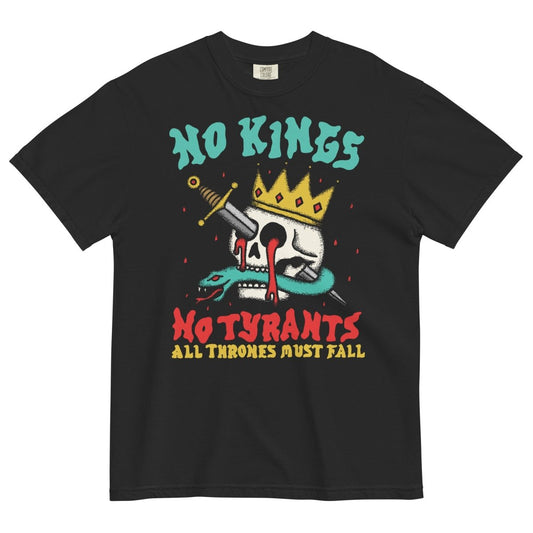 No Kings No Tyrants Black Tshirt Hoodie, Sweatshirt | WearSparks.com (Image 1)
