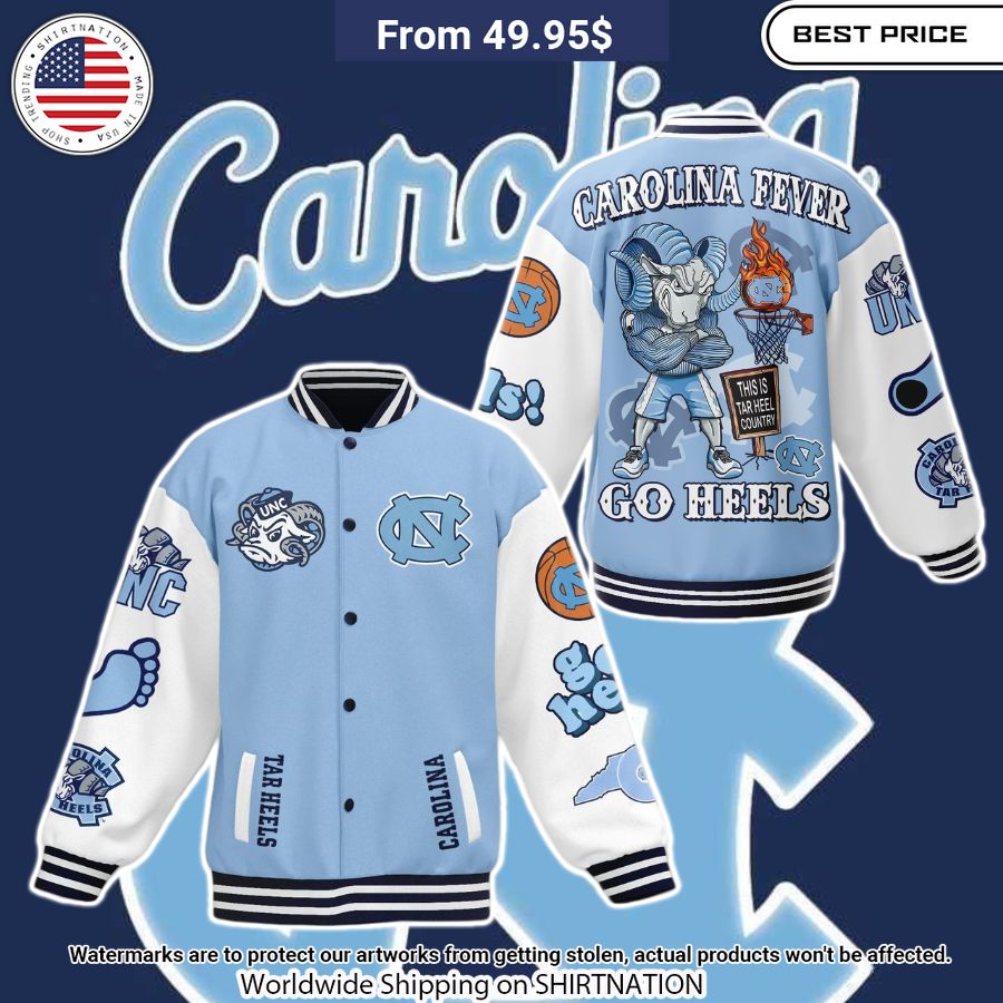 North Carolina Tar Heels Baseball Jacket