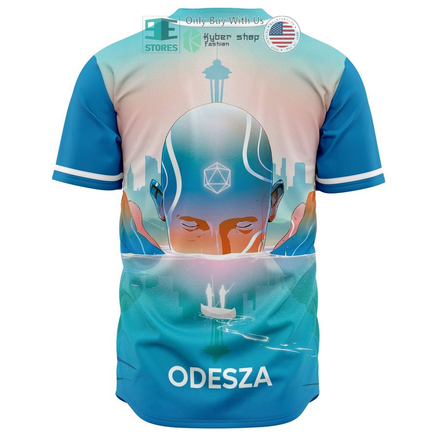 BEST Odesza logo blue Baseball Jersey