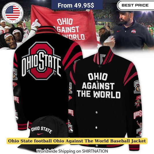 Ohio State football Ohio Against The World Baseball Jacket
