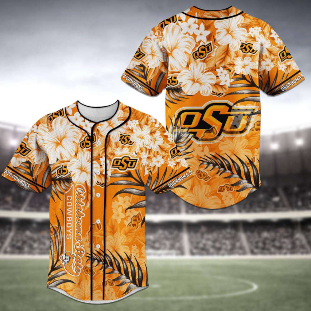Oklahoma State Cowboys Baseball Jersey Personalized 2023 Gift For Men Women - lylyprint.com T-Shirts, Hoodie,... (Image 2)
