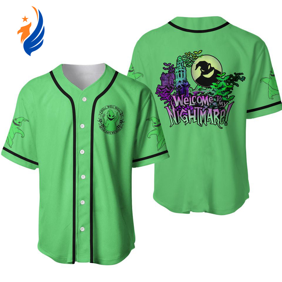 Unleash Your Inner Oogie Boogie with our Baseball Jersey - Perfect for Halloween Fans! - Bafud T-Shirts,... (Image 1)