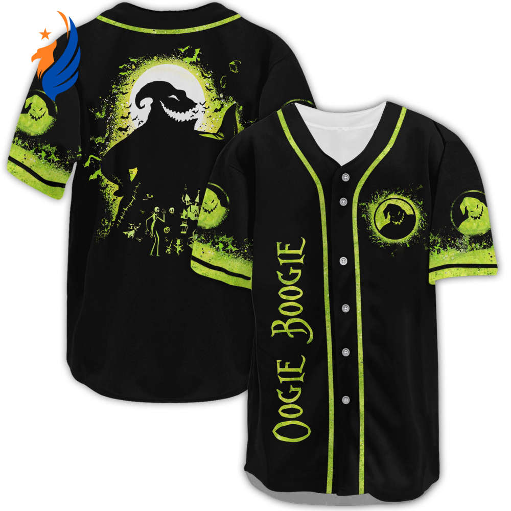 Unleash Your Inner Fan with Oogie Boogie Baseball Jersey - Perfect for Halloween Lovers! - Bafud T-Shirts, Hoodie, Sweatshirt