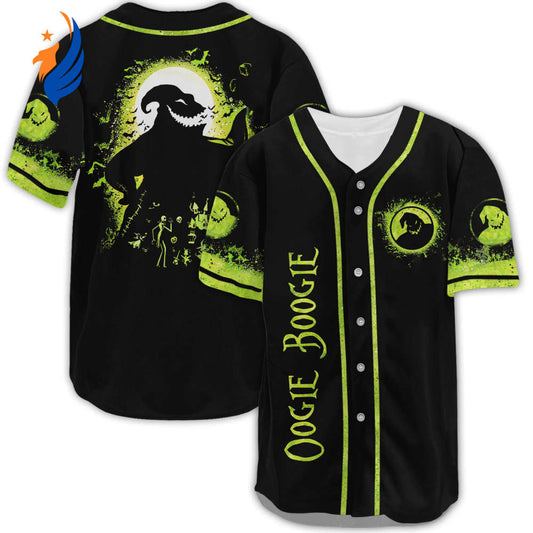 Unleash Your Inner Fan with Oogie Boogie Baseball Jersey - Perfect for Halloween Lovers! - Bafud T-Shirts, Hoodie, Sweatshirt