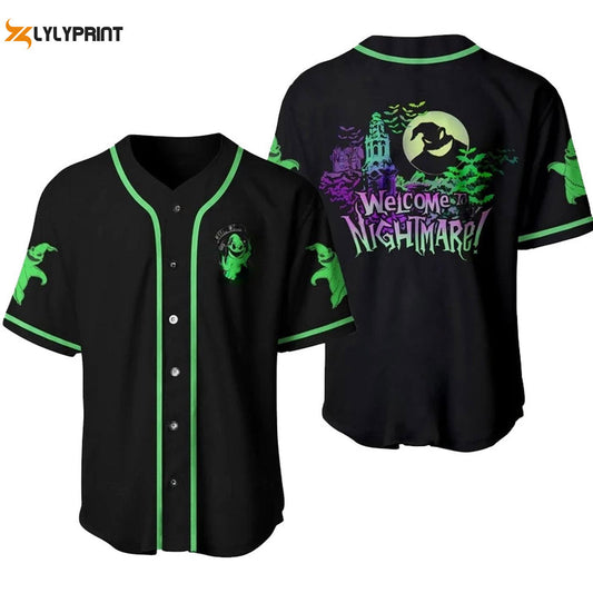 Oogie Boogie Welcome To Nightmare Baseball Jersey - Gift for Men Women - Gift for Men Women - lylyprint.com T-Shirts,...