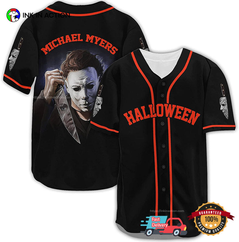 Original Michael Myers Movie Halloween Baseball Jerseys