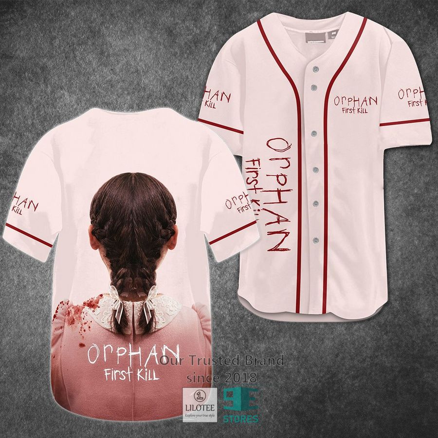 Orphan First Kill Horror Movie Baseball Jersey